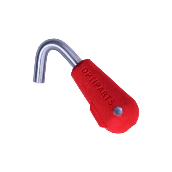 háček do stěžně Optimist - červený Optiparts - Optimist hook-in block red Optiparts