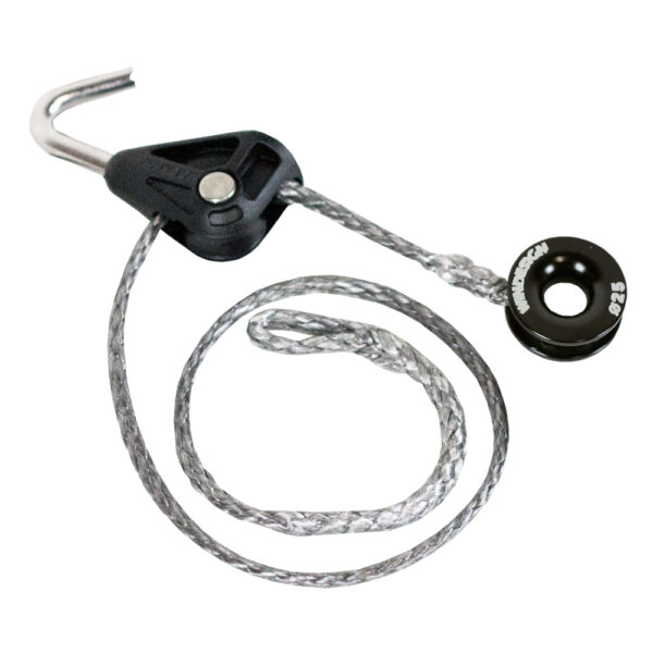 Systém Optimist Halyard s kroužkem Windesign - Optimist Halyard system with low friction ring