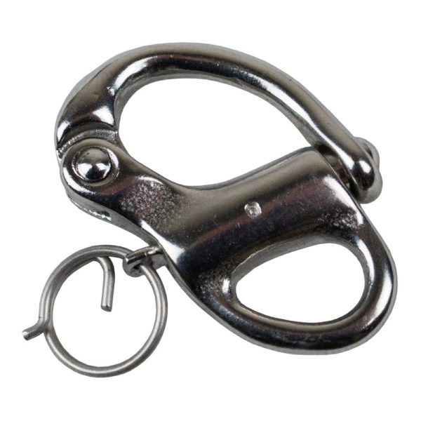 snapšekl - Small stainless steel safety snap shackle Optimist