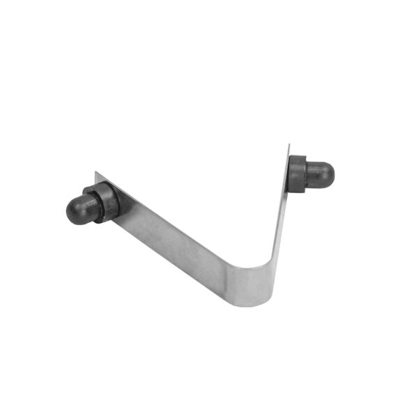 pojistka kola vozíku, pružinová - Trolley button spring locking system