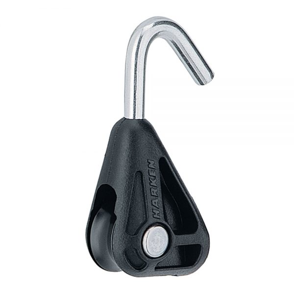 háček do stěžně Harken Optimist - černý - Optimist hook-in block Harken