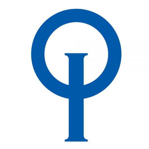 logo Optimist modré na plachtu - 2kusy