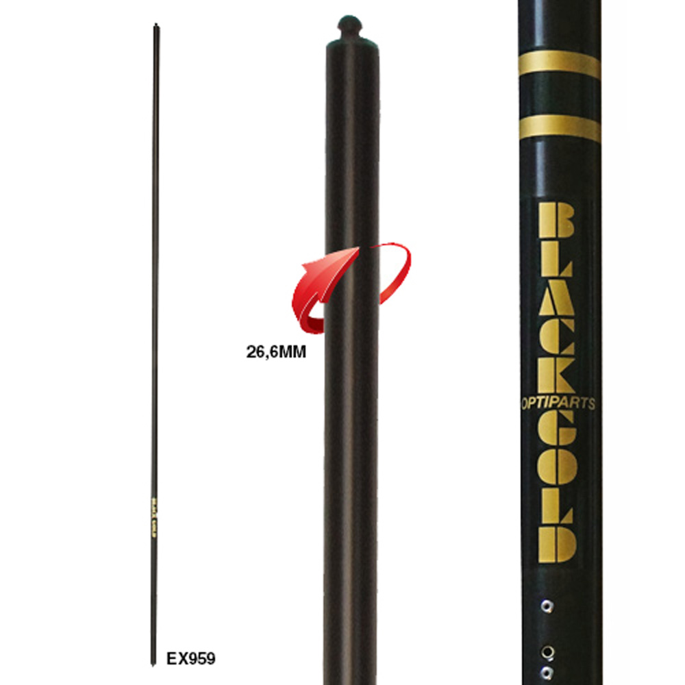 Sprit black gold Lite - Optimist Blackgold LITE 26,6mm sprit Optiparts