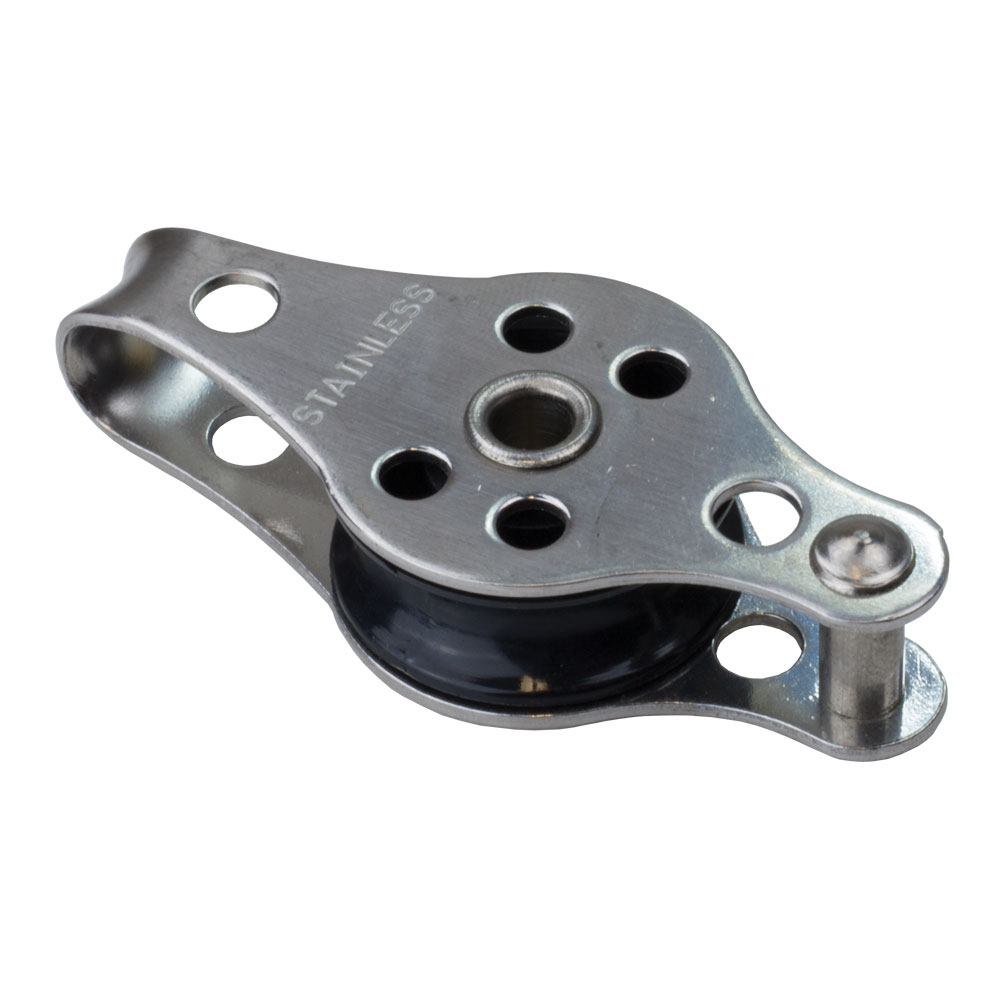 kladka - Halyard block with 22mm sheave and becket